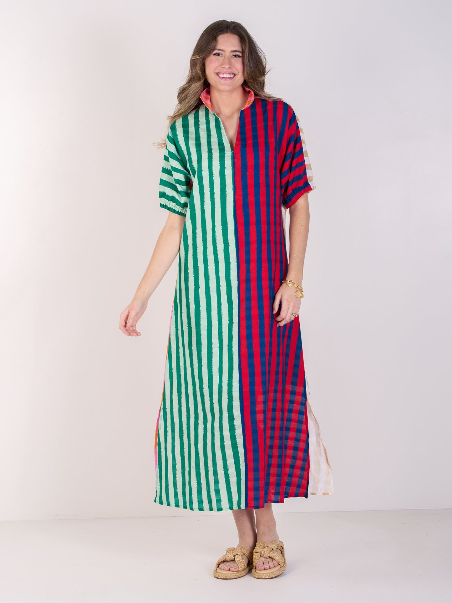 Poppy Maxi | Stripe Mix