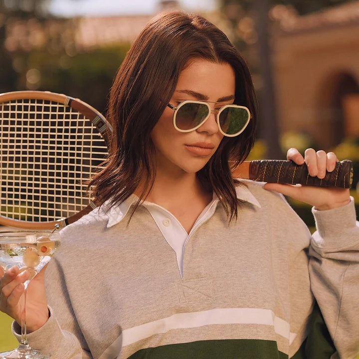 Joey Sunglasses | Courtside Ivory