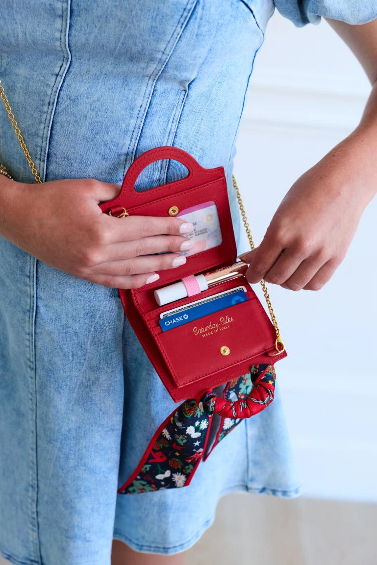 Crossbody Wallet | Red