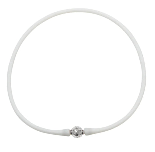 Florence Necklace | Wht/Silver