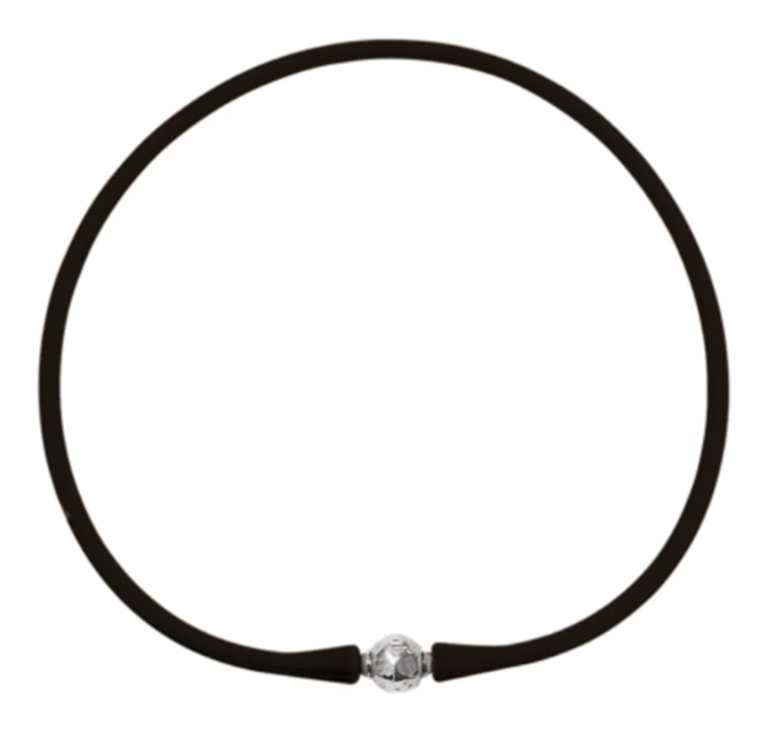 Florence Necklace | Blk/Silver