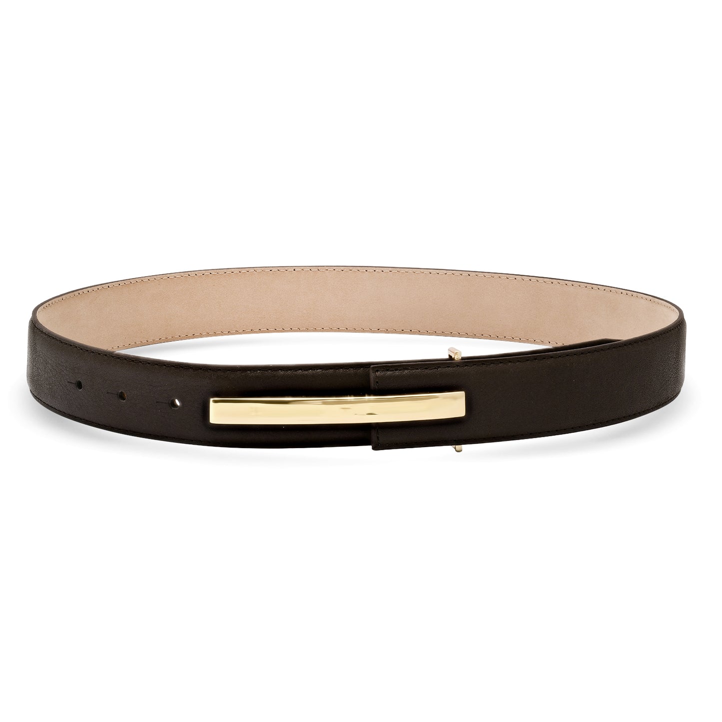 Rosewood Belt | Choc/Gold