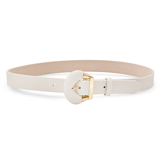 Mulholland Belt | Eggshell/Gld