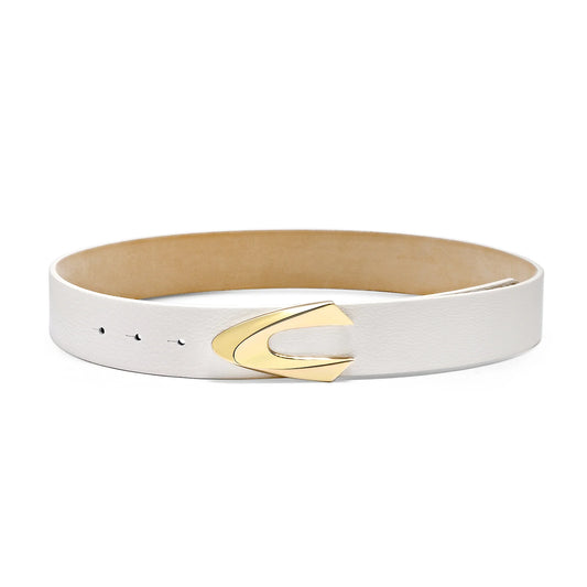 Roxbury Belt | Eggshell
