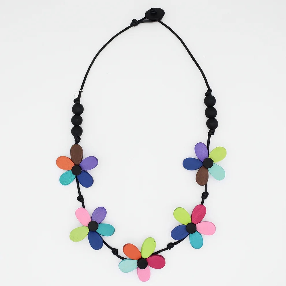 Prismatic Petals Necklace