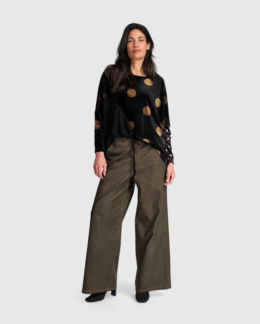 Wide Leg Jeans | Brn Stripe