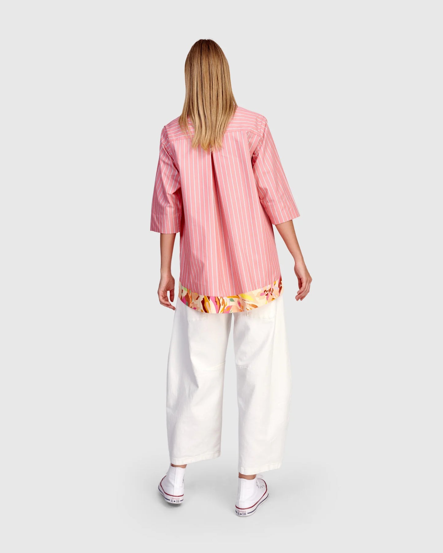 Jasmine Collarless Shirt