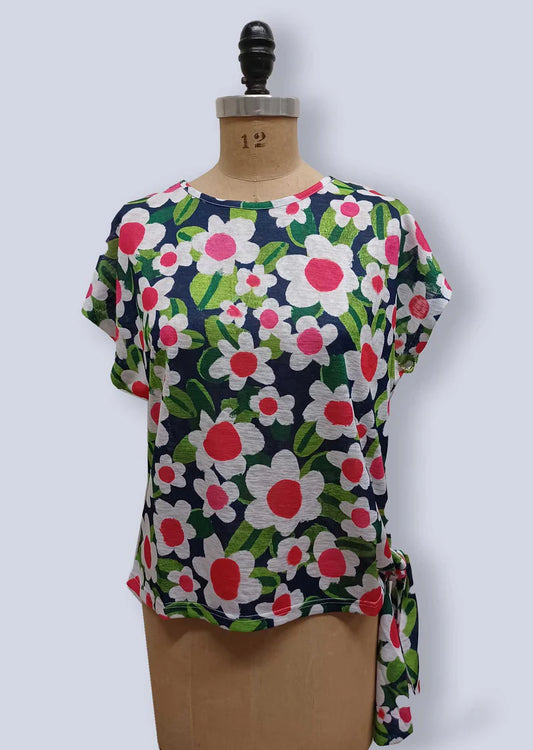 Floral Side Tie