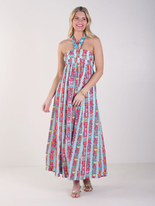 Zoe Halter Dress | Iconic Iris