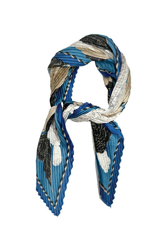 Opal Mix Plisse Scarf