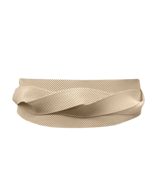 Perforated Wrap Belt-Vogue : O/S
