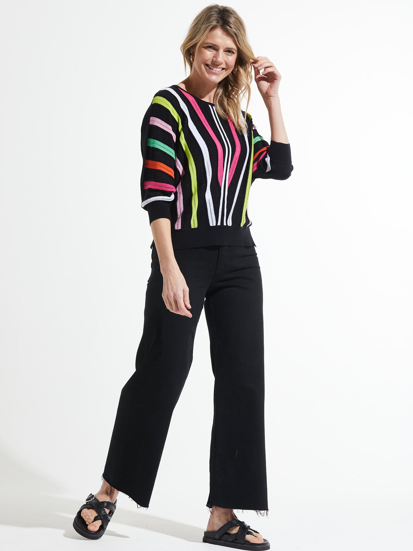 Breeze + Brights Sweater | Black