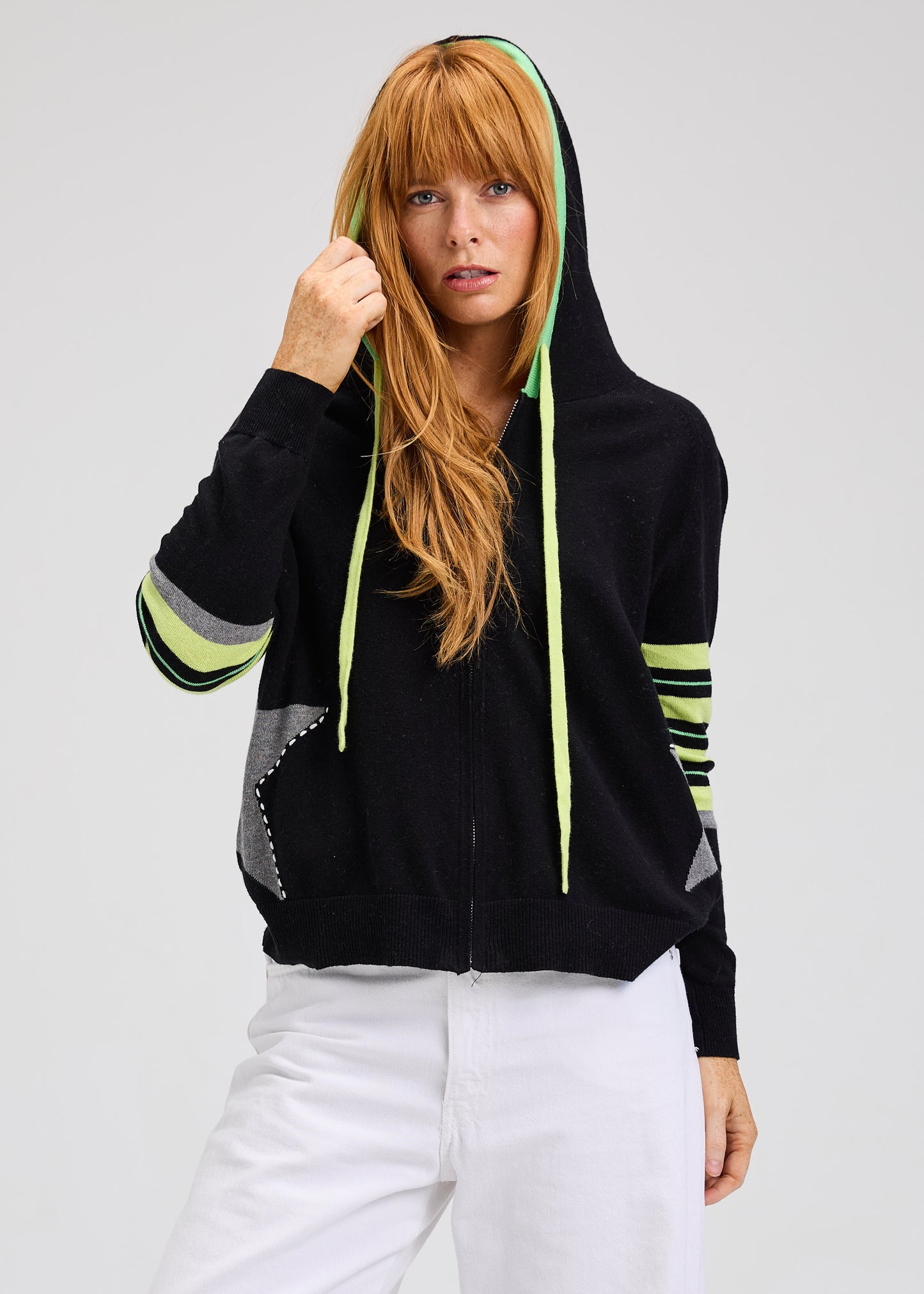 Star Hoodie | Black
