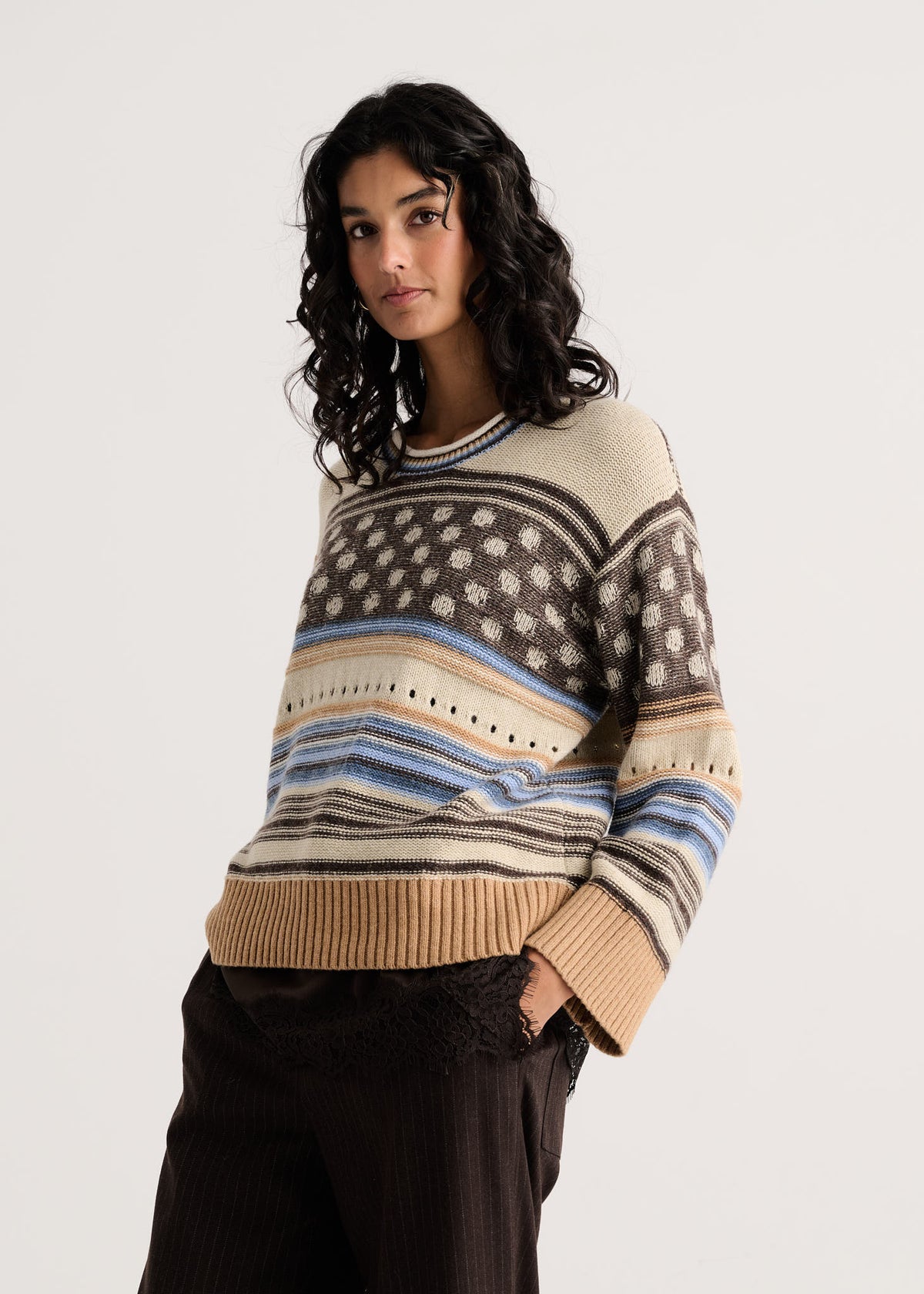Stripe Pop Sweater