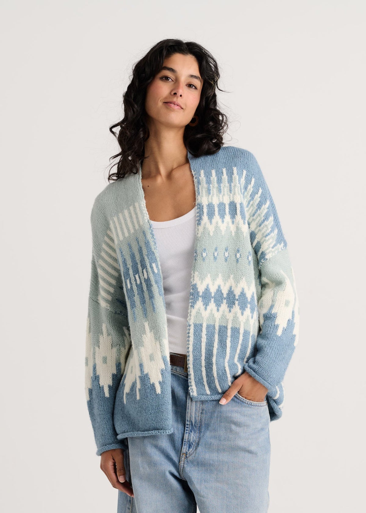 Jacquard Cardi