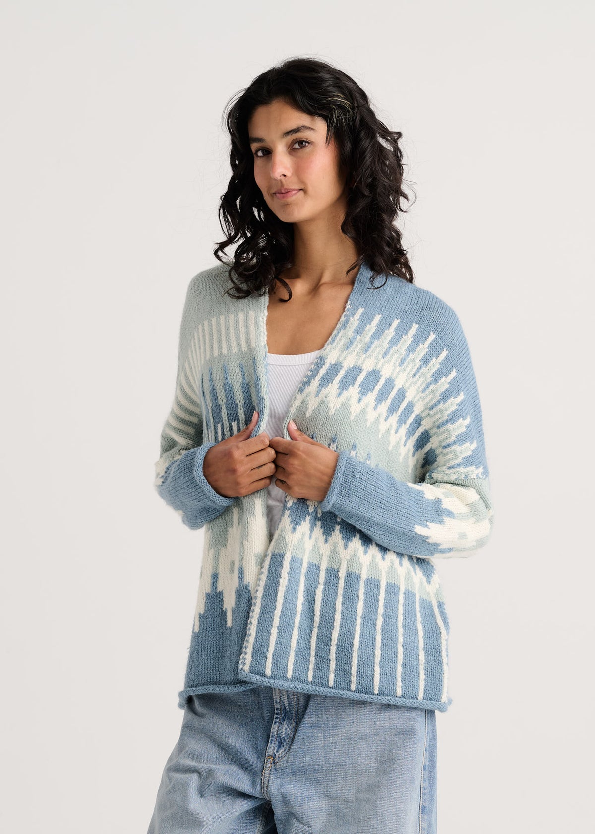 Jacquard Cardi