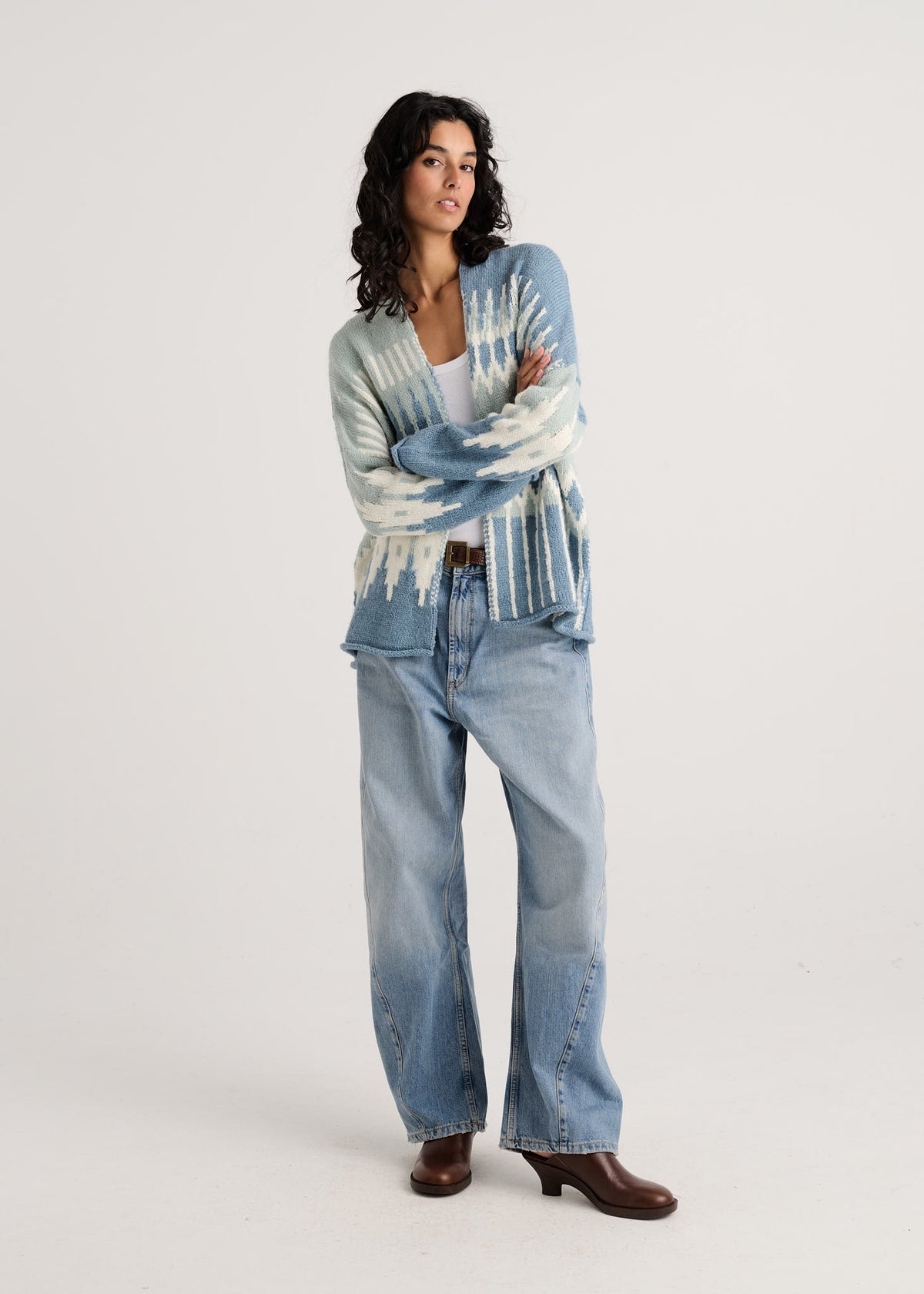 Jacquard Cardi