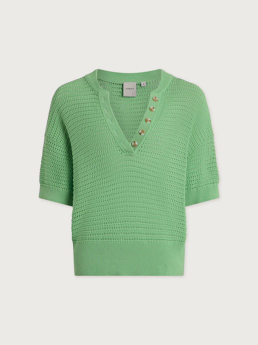 Callie Knit Top | Sage Mint