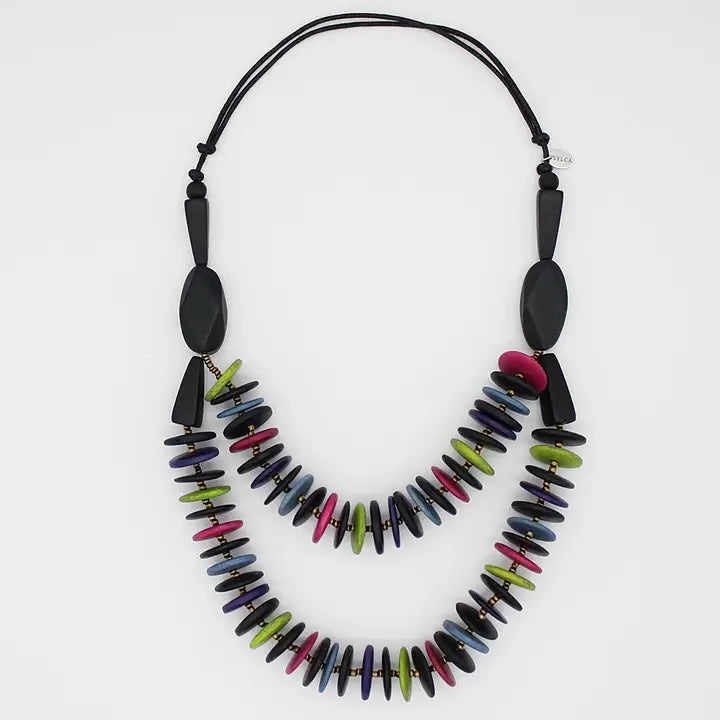 Serena Wood Necklace
