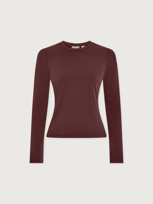Edna Long Sleeve | Mahogany