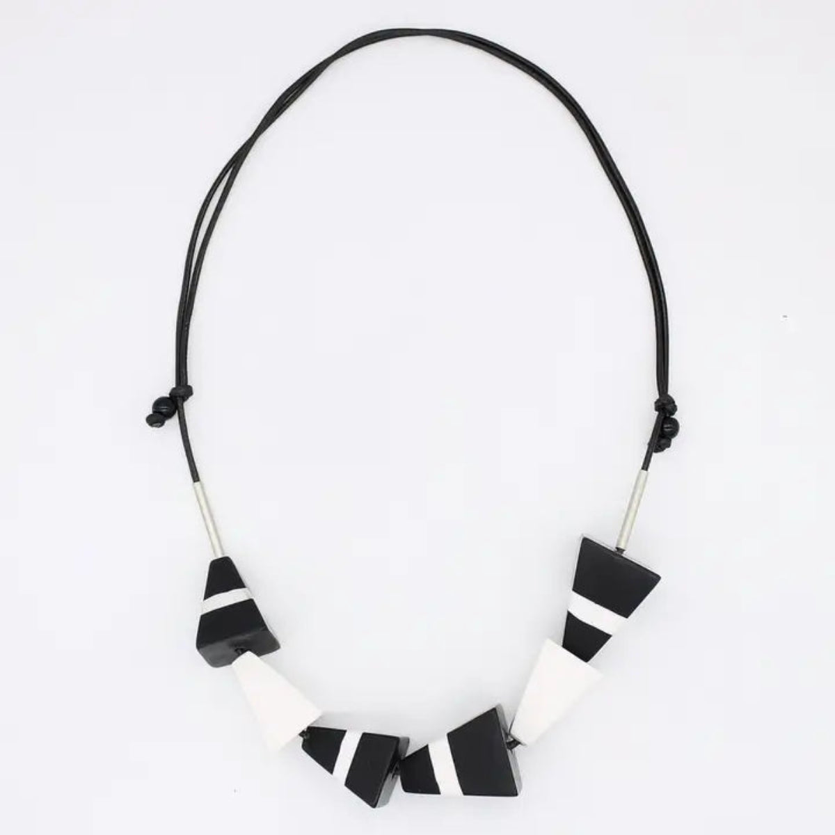 Black Moon Pyramid Necklace