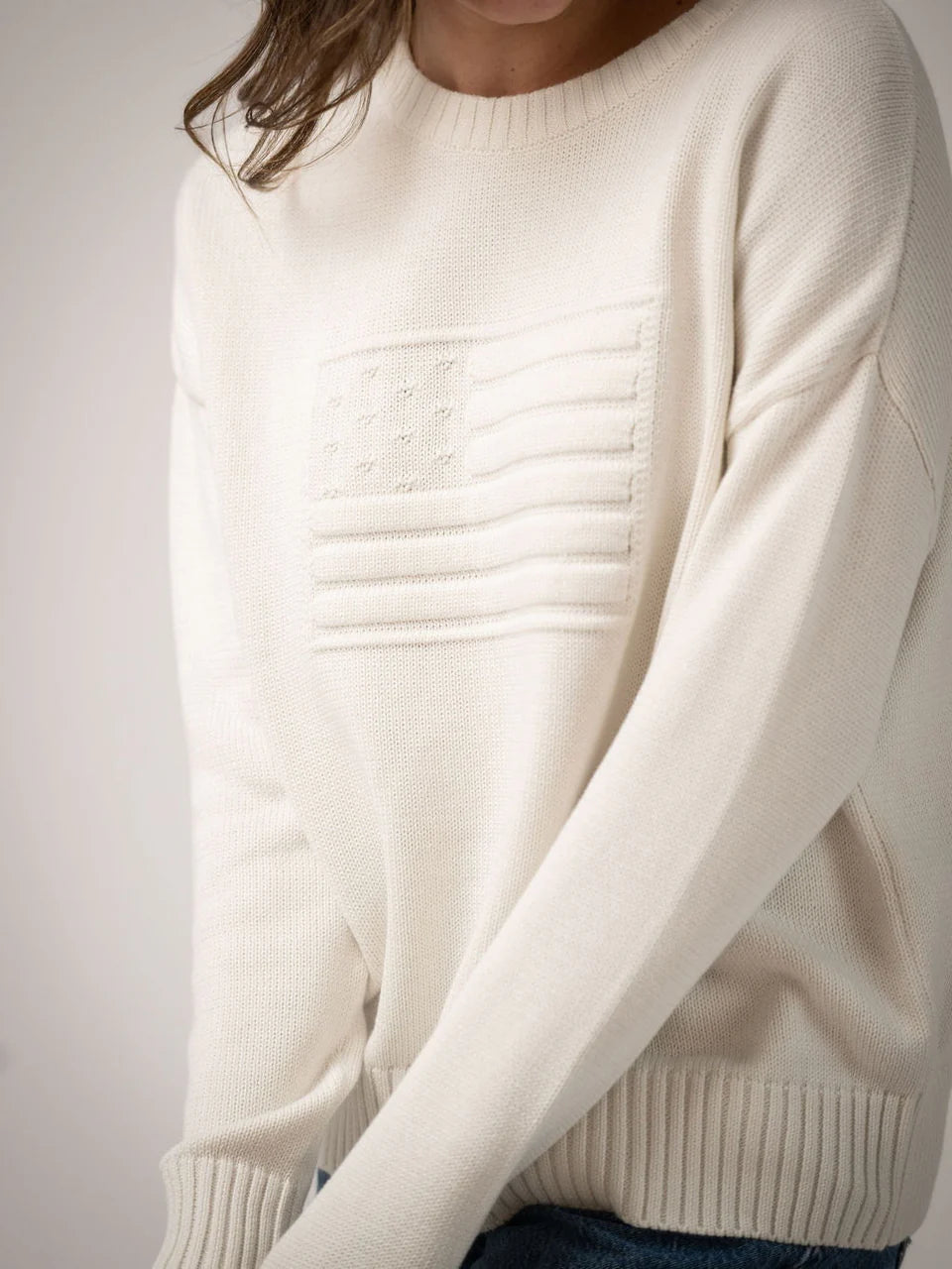 American Flag Monochrome Sweater