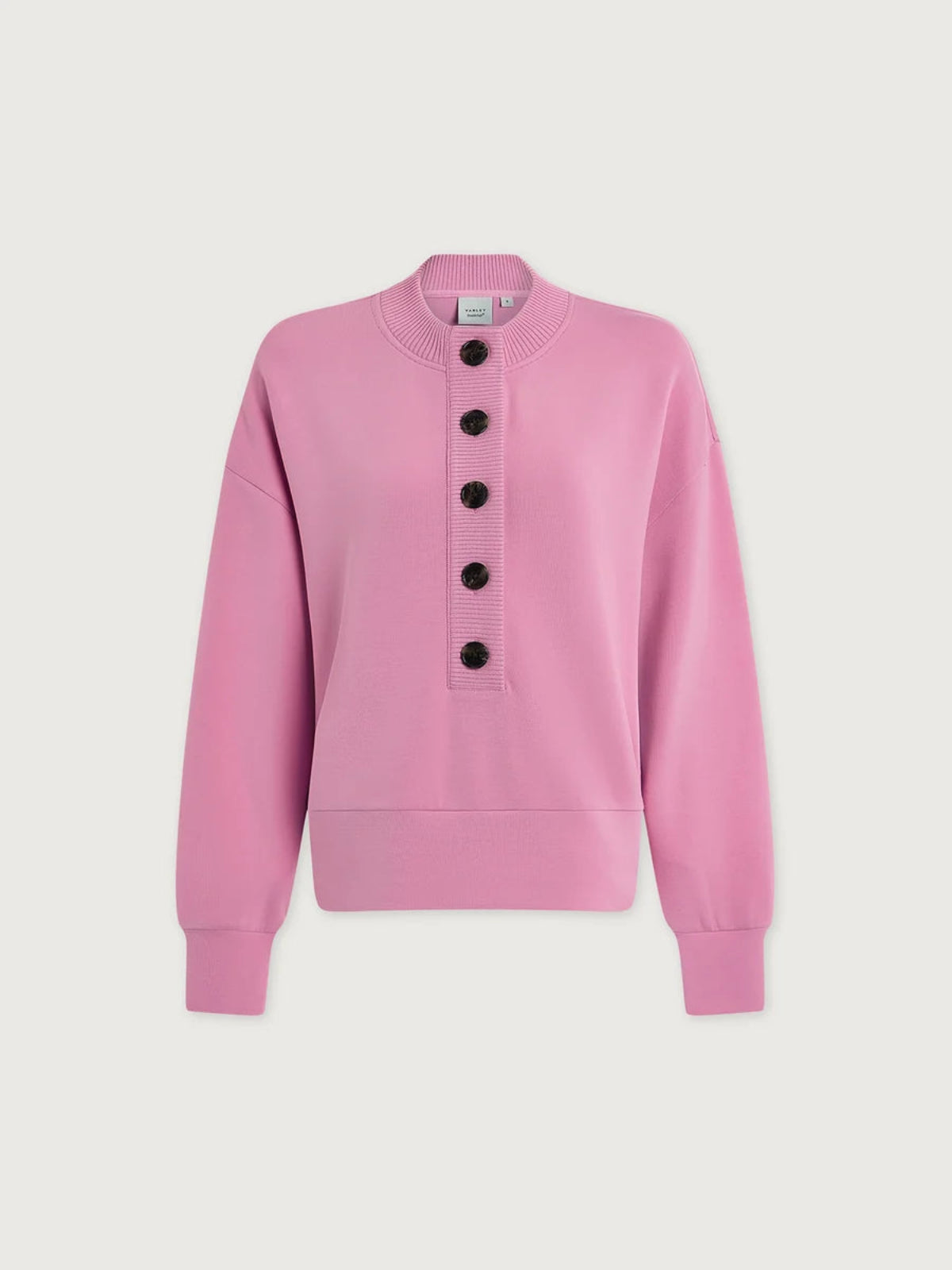 Reena Button Front Sweat