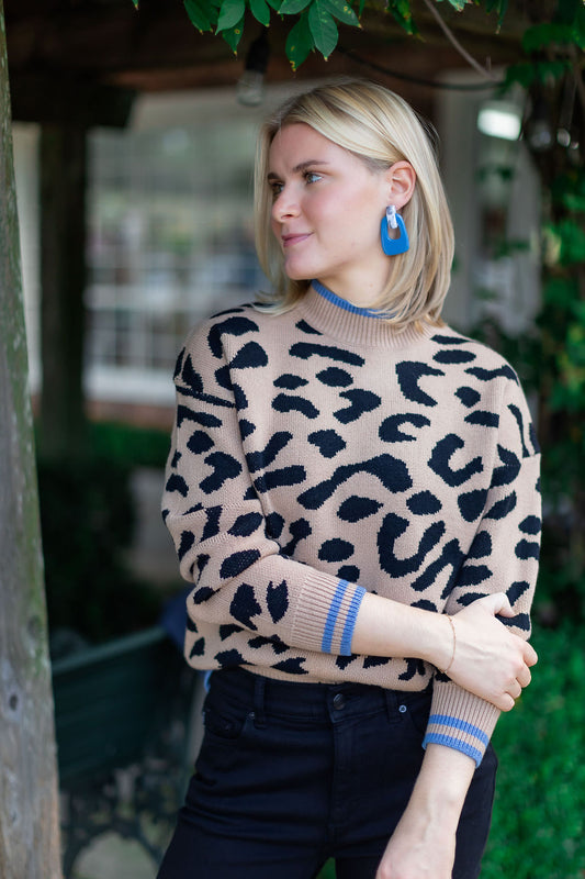 Cheetah Print Sweater