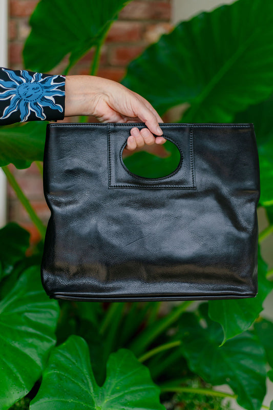 Clarissa Med Handbag | Black
