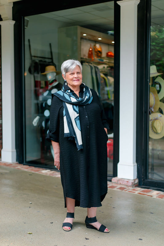 Maxi Shirtdress | Black
