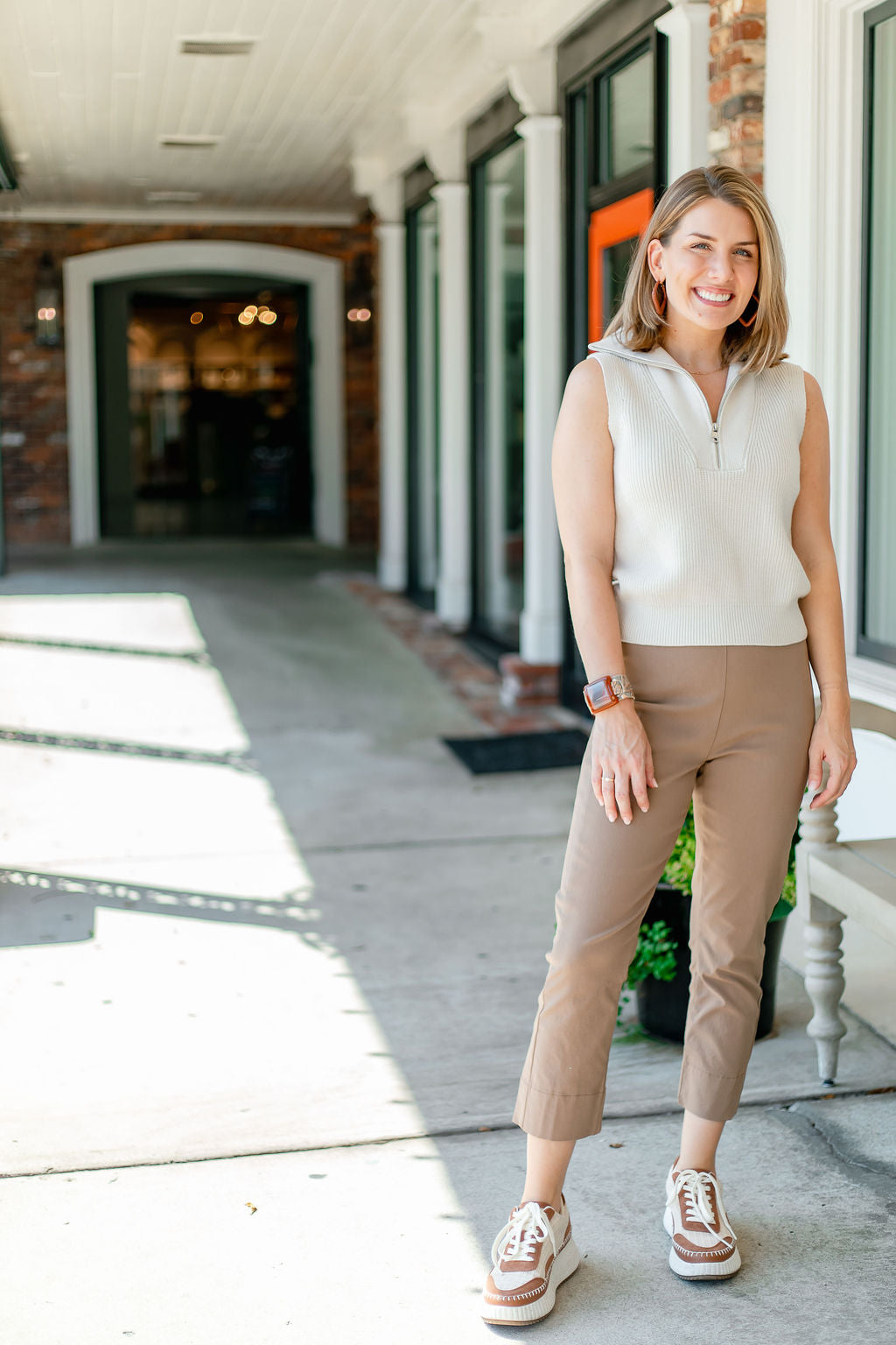 Parson Crop | Khaki