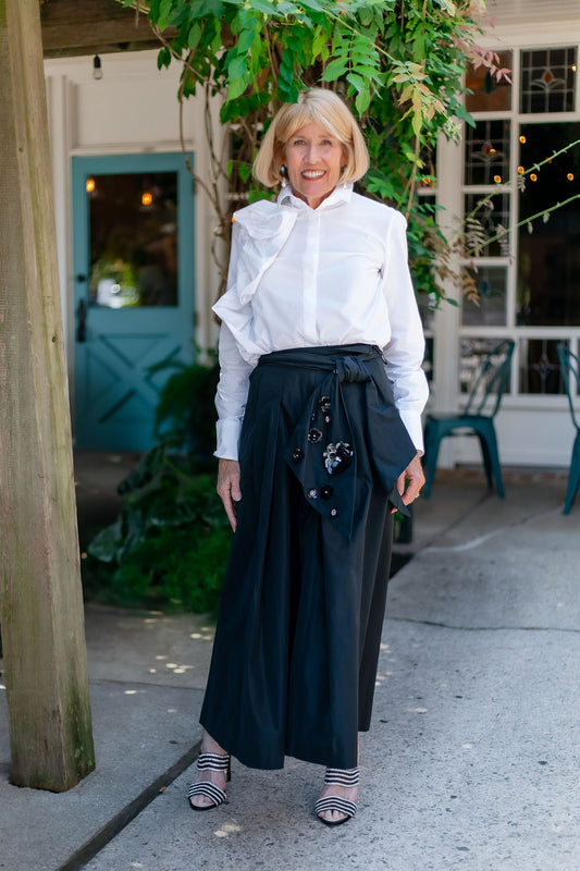 Wide Leg Culottes | Black