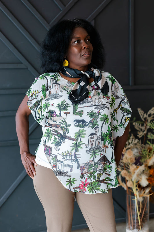 Conversational Blouse