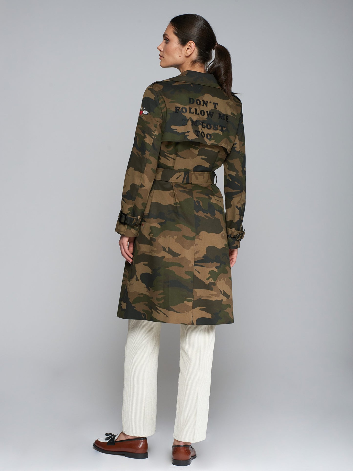 Camo Trench Coat