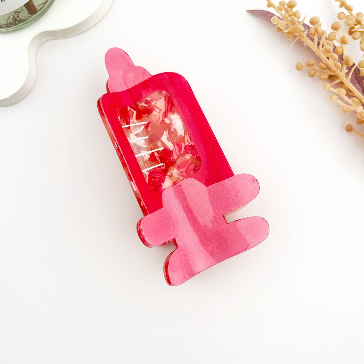 🏥 Cute Medical Hair Claw – Nurse & Doctor Clip Series: Capsule