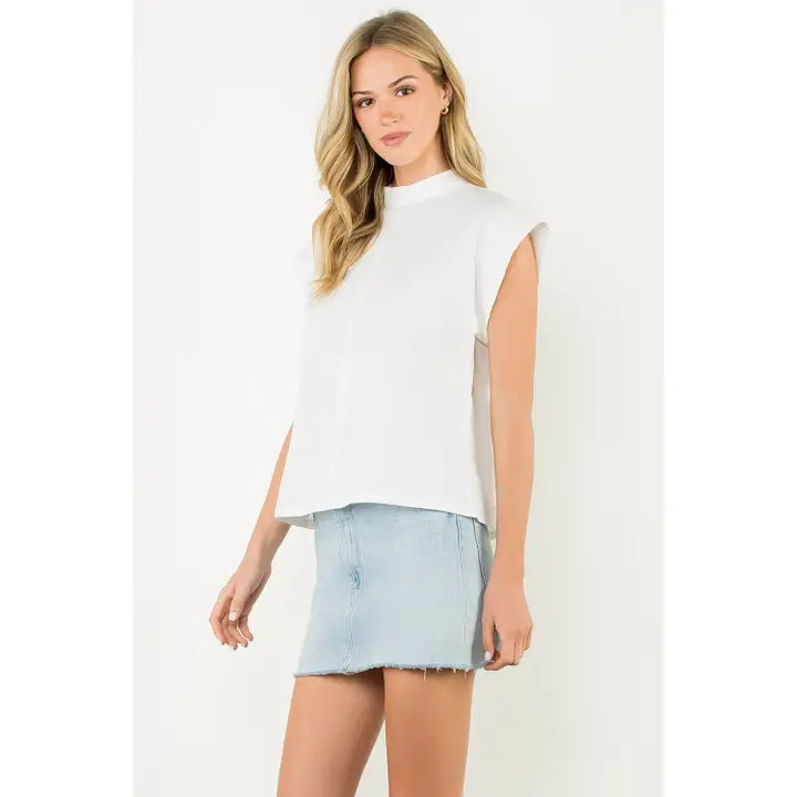 Quilted Sleeve Top