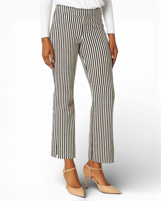Wide Leg Pant | Blk Stripe