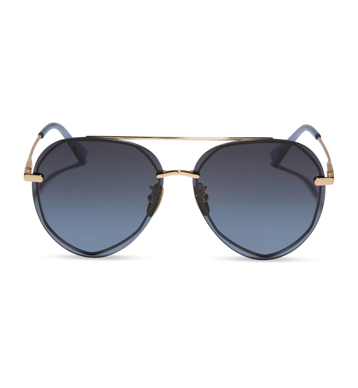 Lenox Sunglasses | Gold Blue