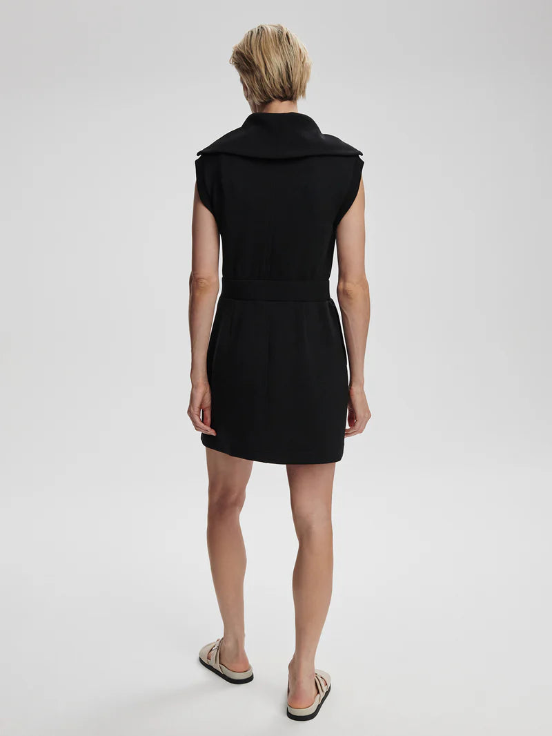Rebecca Zip Dress | Black