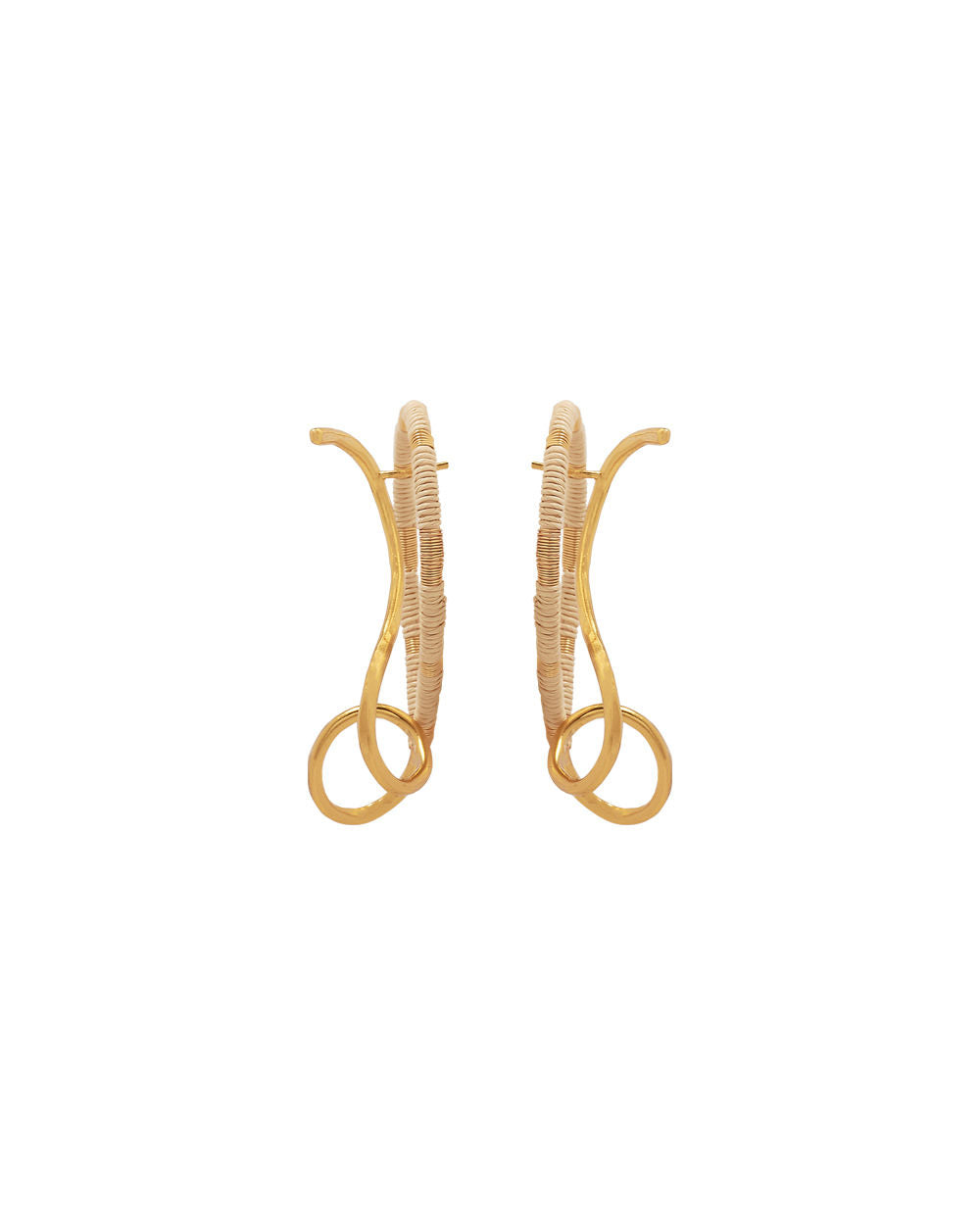 Gioia Earring | Ivory/Gold