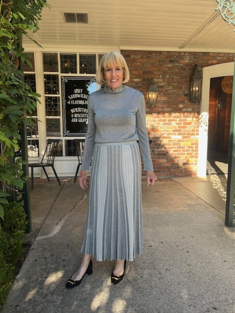 Antique Silver Turtleneck