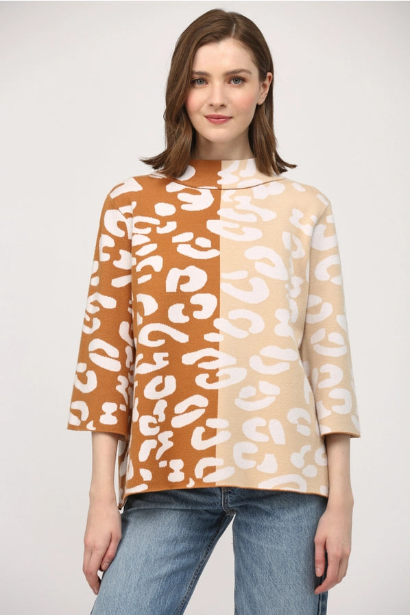 Animal Pattern Sweater