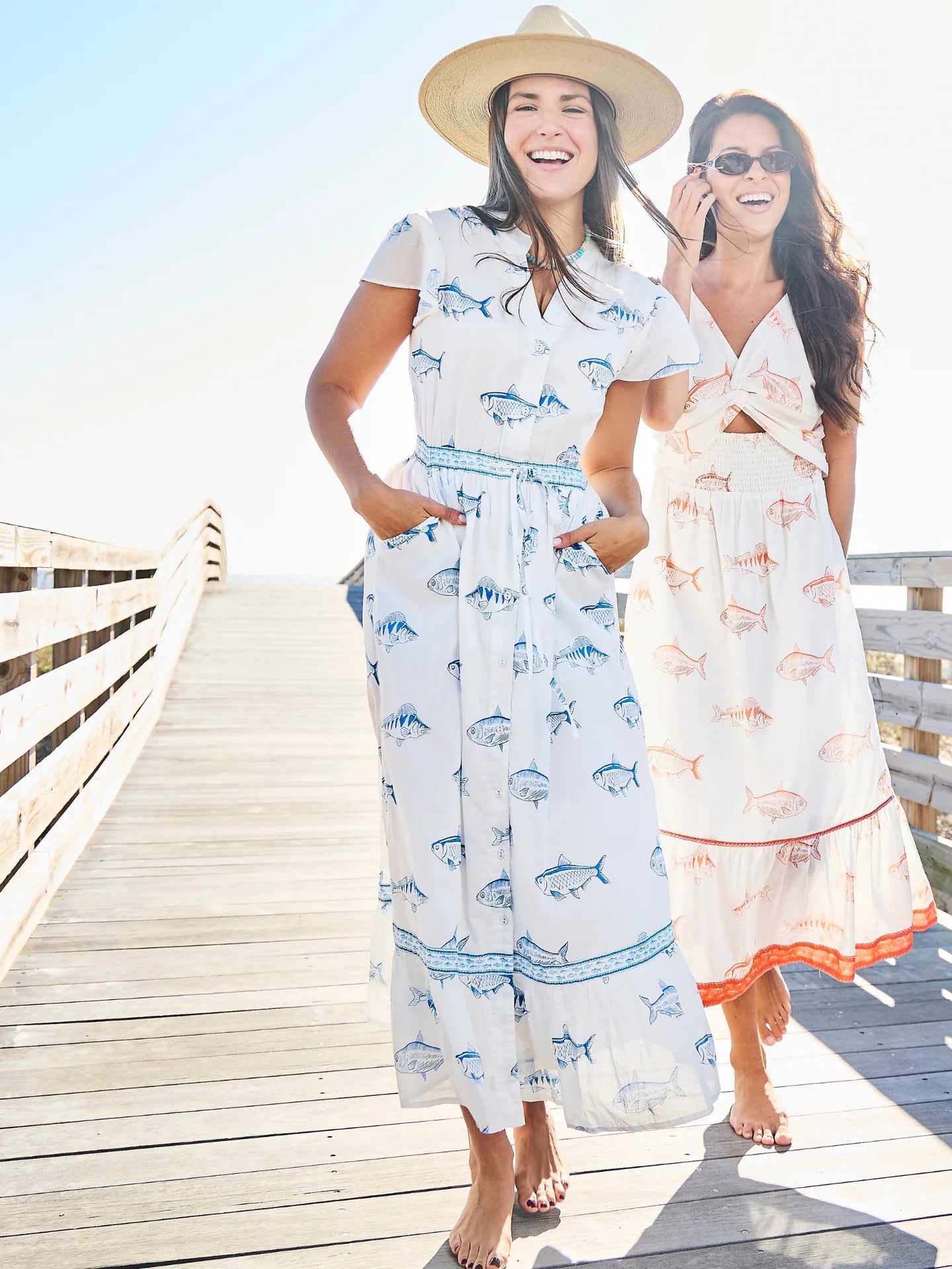 Flutter Dress | White Fish