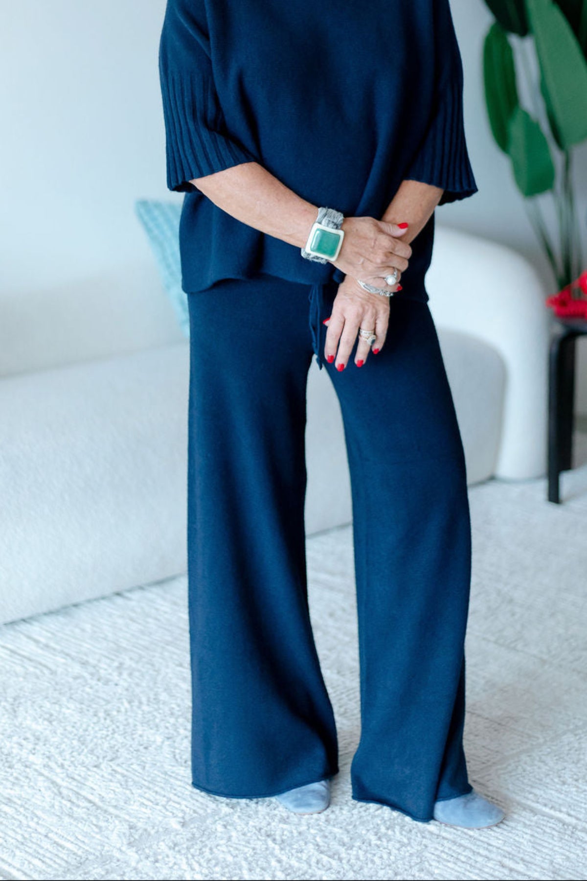 Wide Leg Knit Pant
