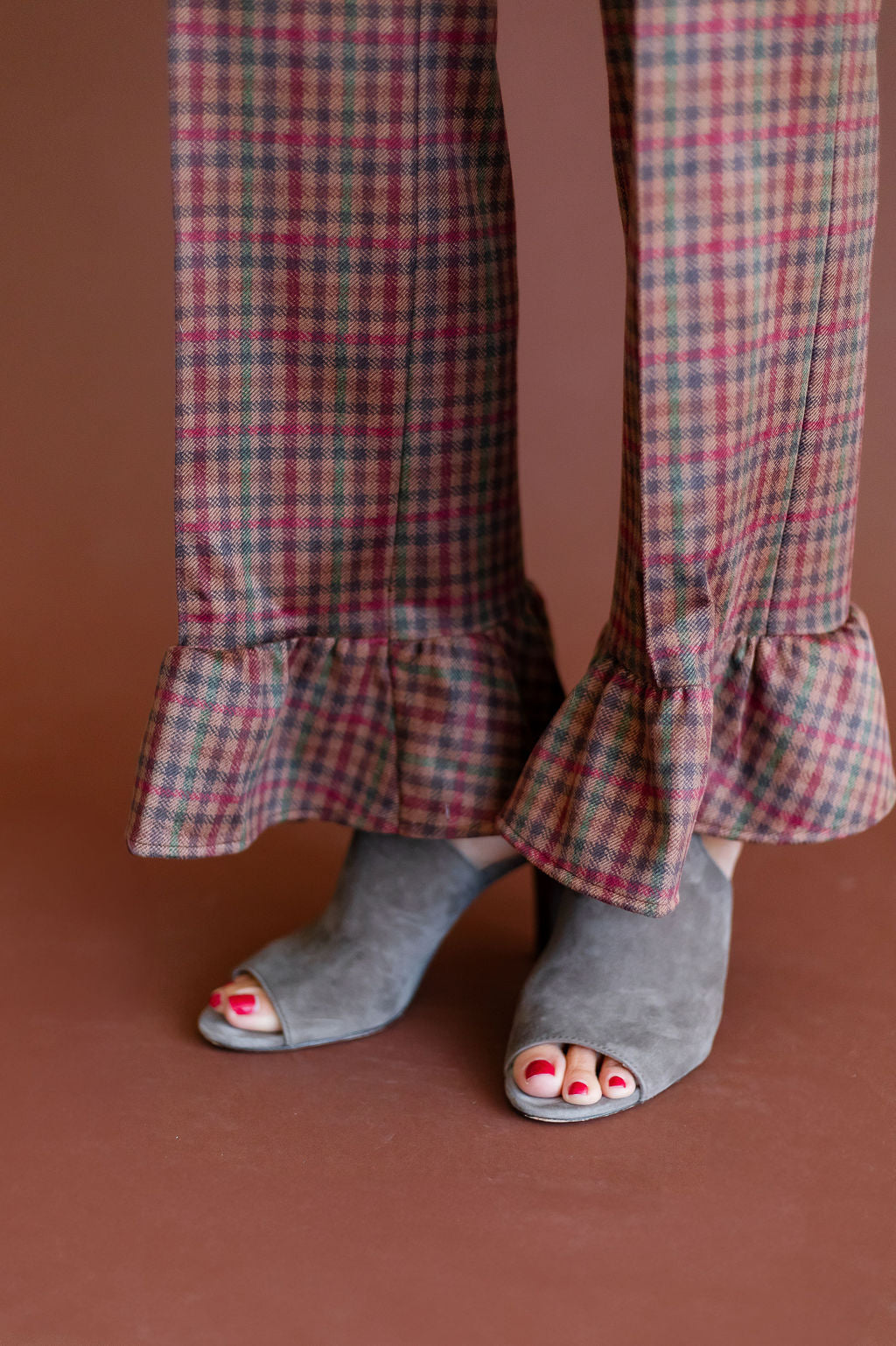 Houndstooth Flare Trouser