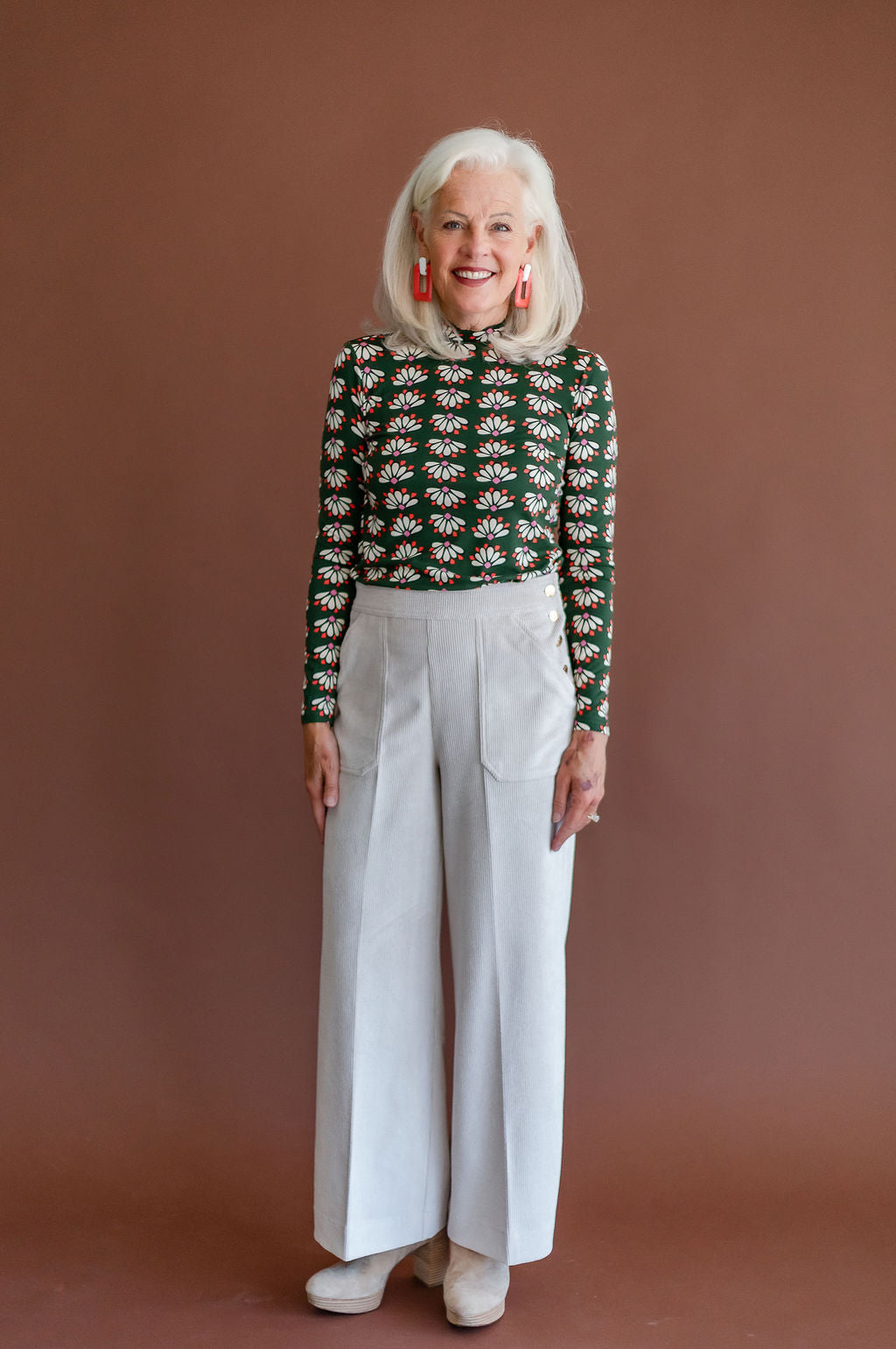 Cream Corduroy Pant