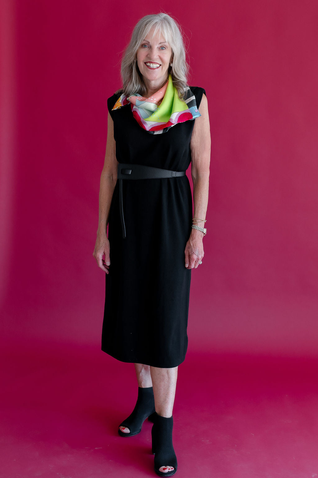 Black Belted Dress