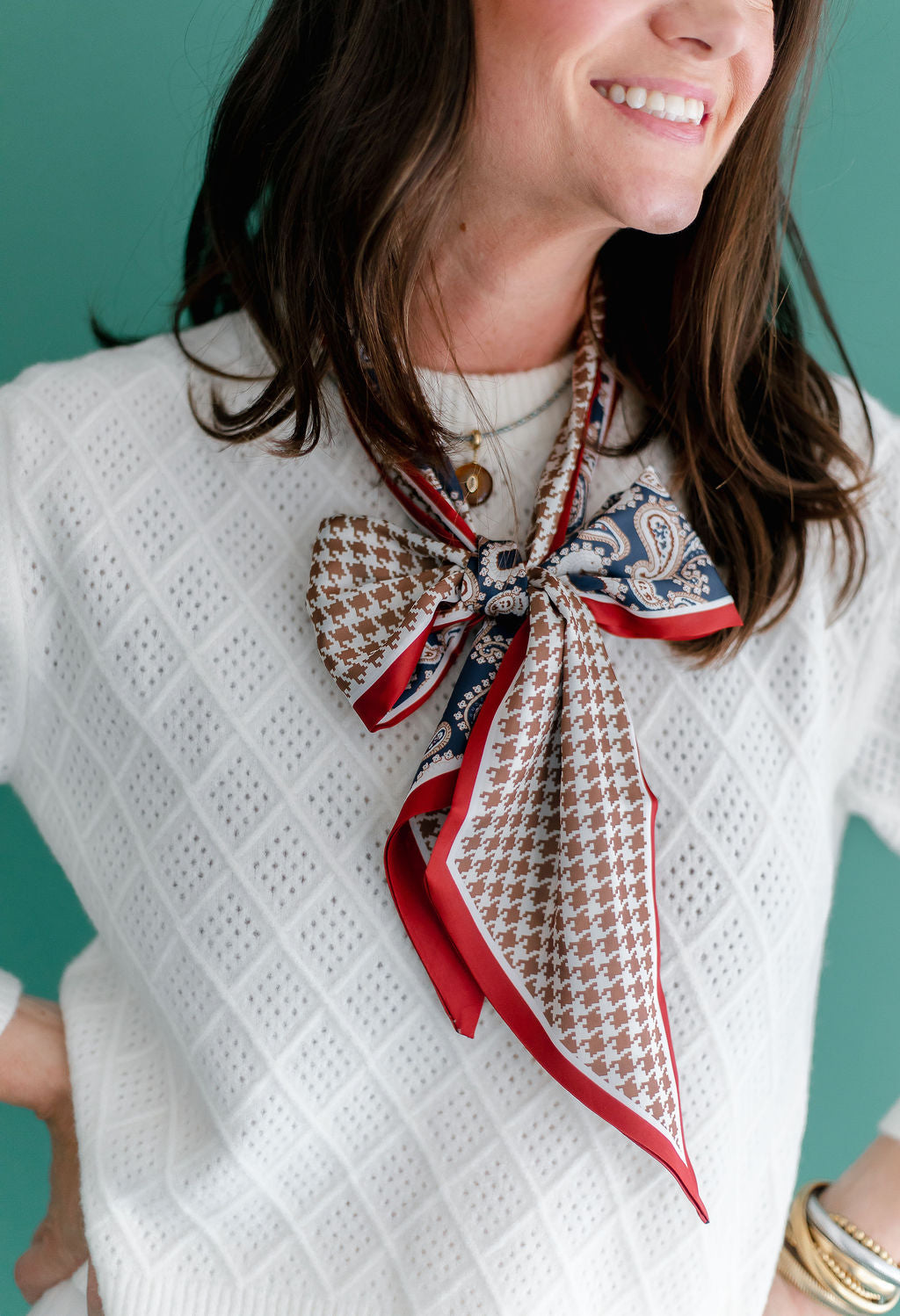 Paisley Narrow Scarf