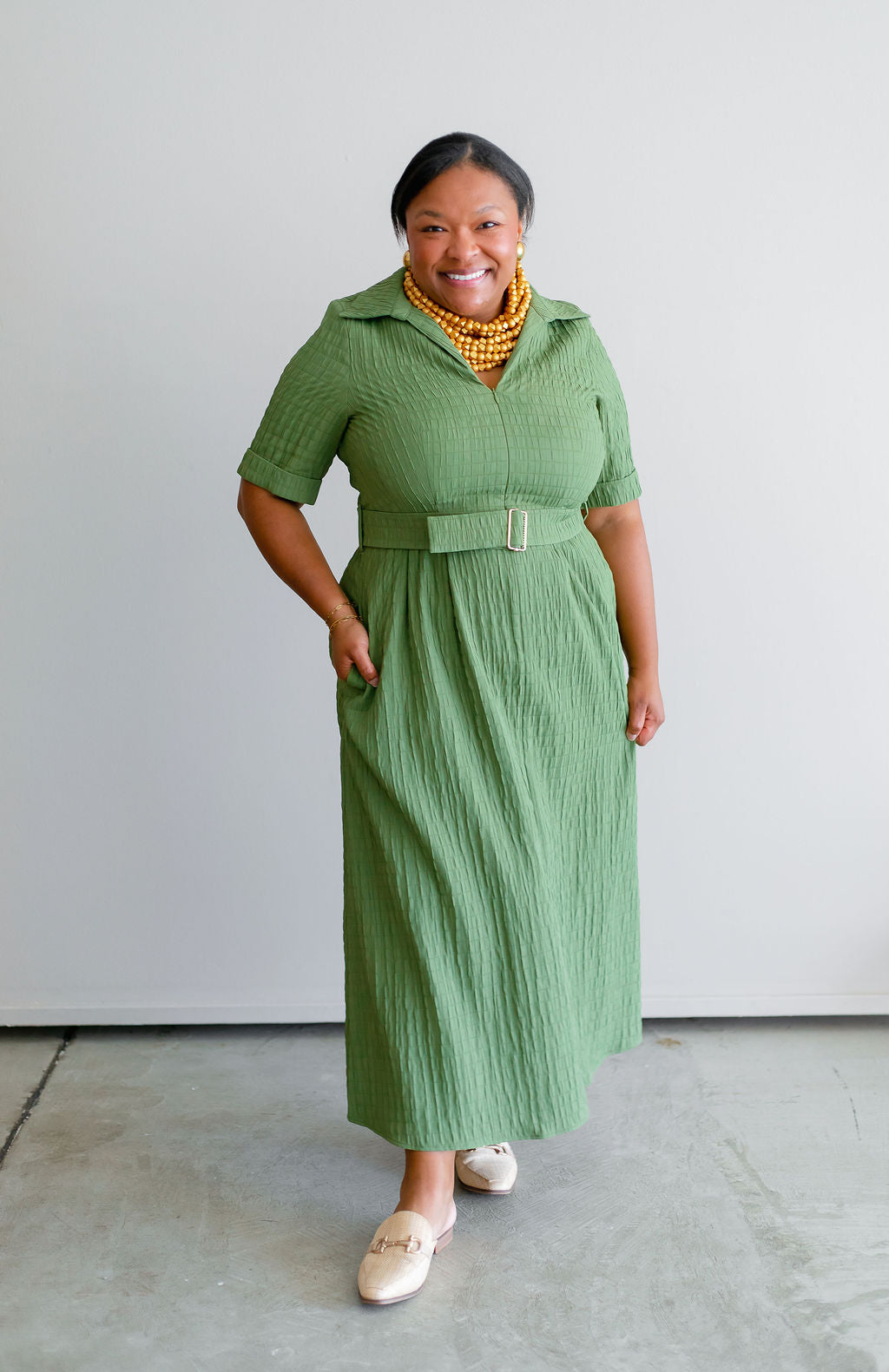 Mary Dress | Olive