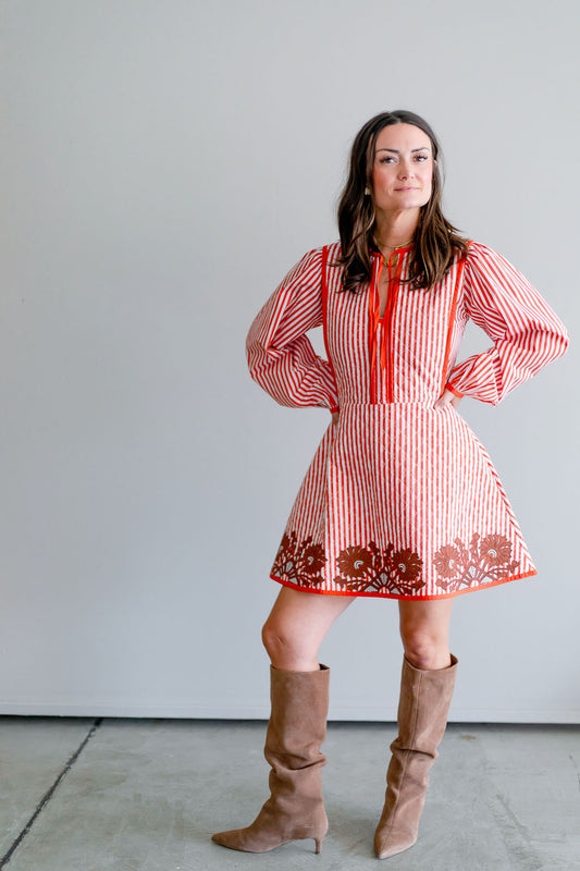 Holly Quilted Mini Dress